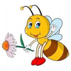 Наклейка "Пчела с цветком" купить за 450 грн nk 00078 в магазине "Умные  Дети"